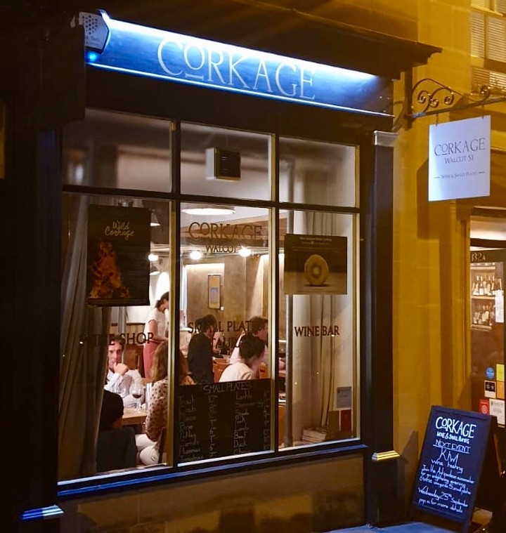 After dark, Corkage Walcot Street is a beacon of light promising great ...