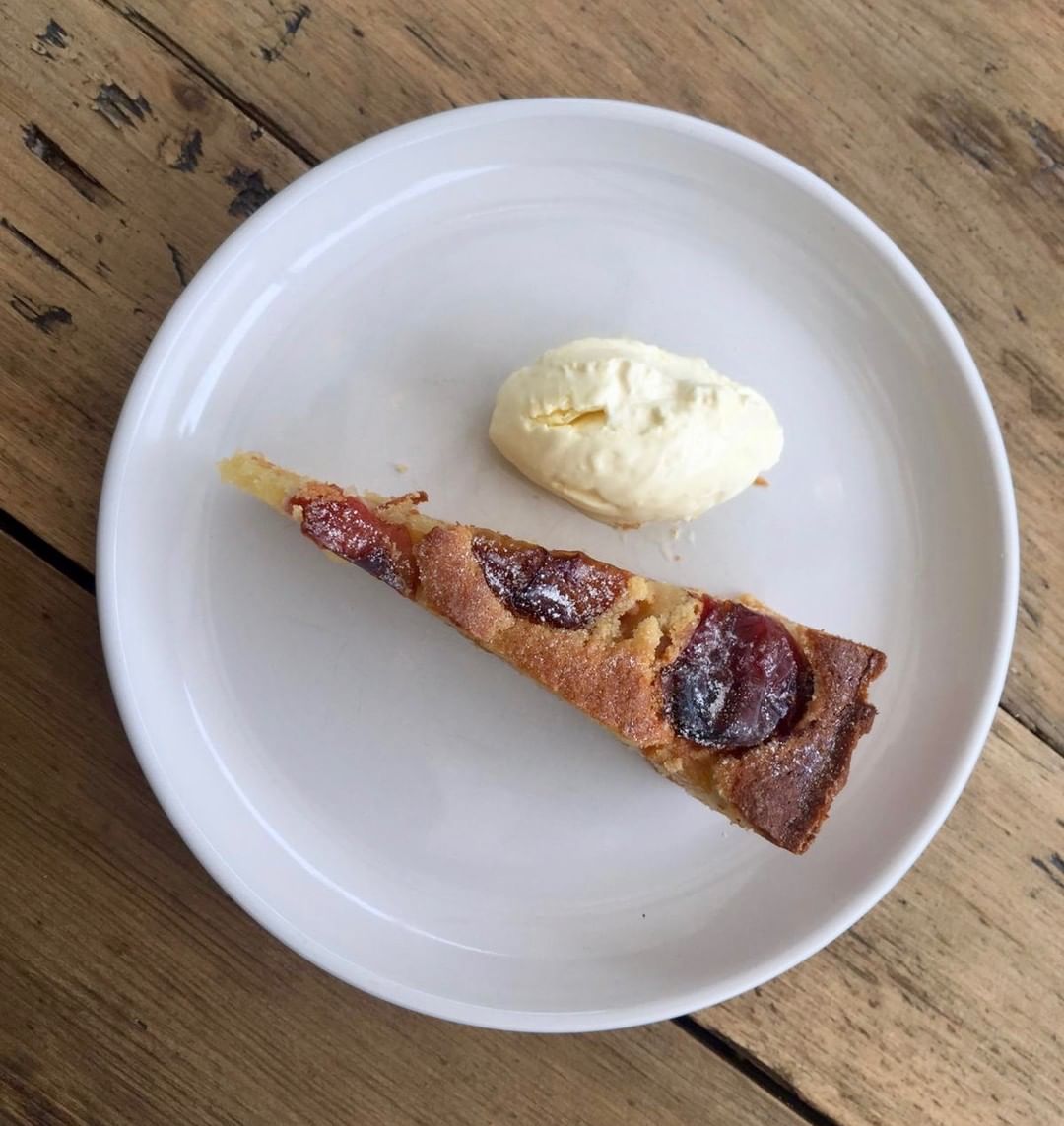 When it comes to desert we’ve got it covered. Here is our autumn plum frangipane served with indulgent clotted cream.