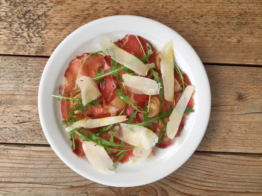 Coppa, pecorino, pickled onions, rocket. One of our set menu starters at Chapel Row this week. Did we mention that we featured in Waitrose’s Top 50 Places for Lunch Under £30?