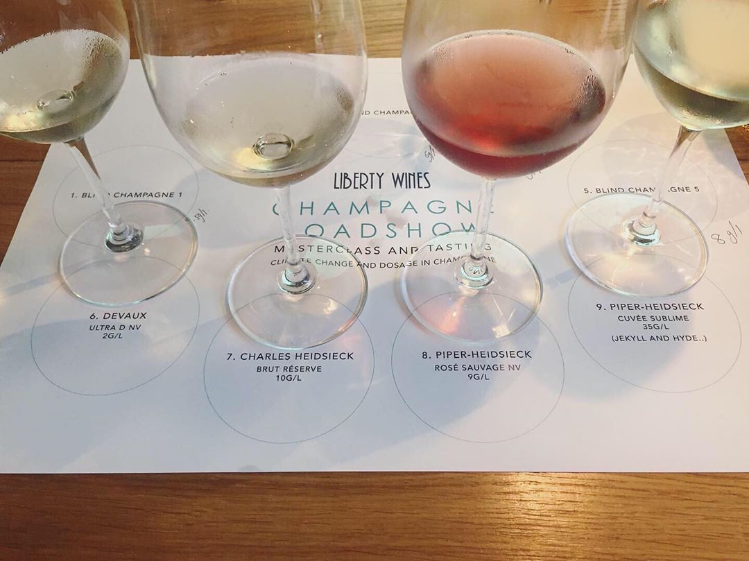 Team members Laura and Ollie took themselves off to Bristol for the afternoon yesterday to attend a Champagne masterclass covering climate change and dosage. A very interesting look at the future of Champagne!